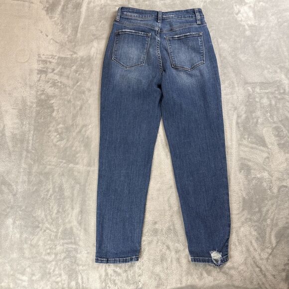Vervet Womens Highrise Jeans Sz 27 Stretch Skinny Medium Wash Cropped - Picture 9 of 9
